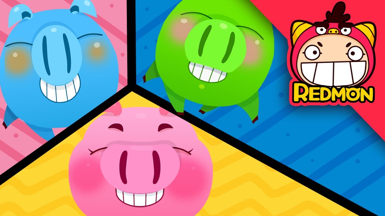Ten little piggys | Super songs | Nursery Rhymes | REDMON