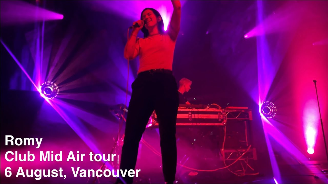 Romy live - Club Mid Air tour - Commodore Ballroom - Vancouver - 6 August 2024