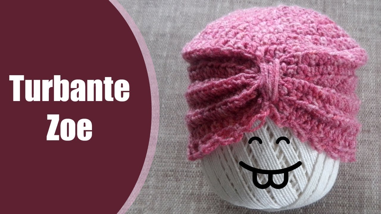 TURBANTE ZOE / TOUCA DE BEBÊ EM CROCHÊ | Passo a Passo