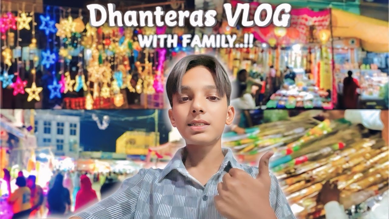 ✨ Dhanteras Vlog 2025 in dayalpur| Family Shopping & Pre-Diwali Fun! 🪔💛 enjoyment with family 🤍