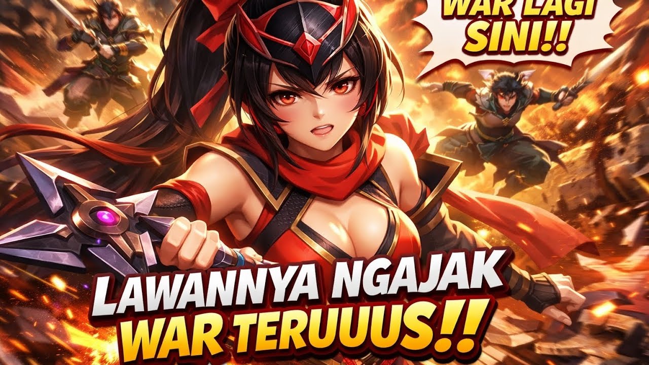 Gameplay Hanabi full item||perfect tank||#mobilelegends 