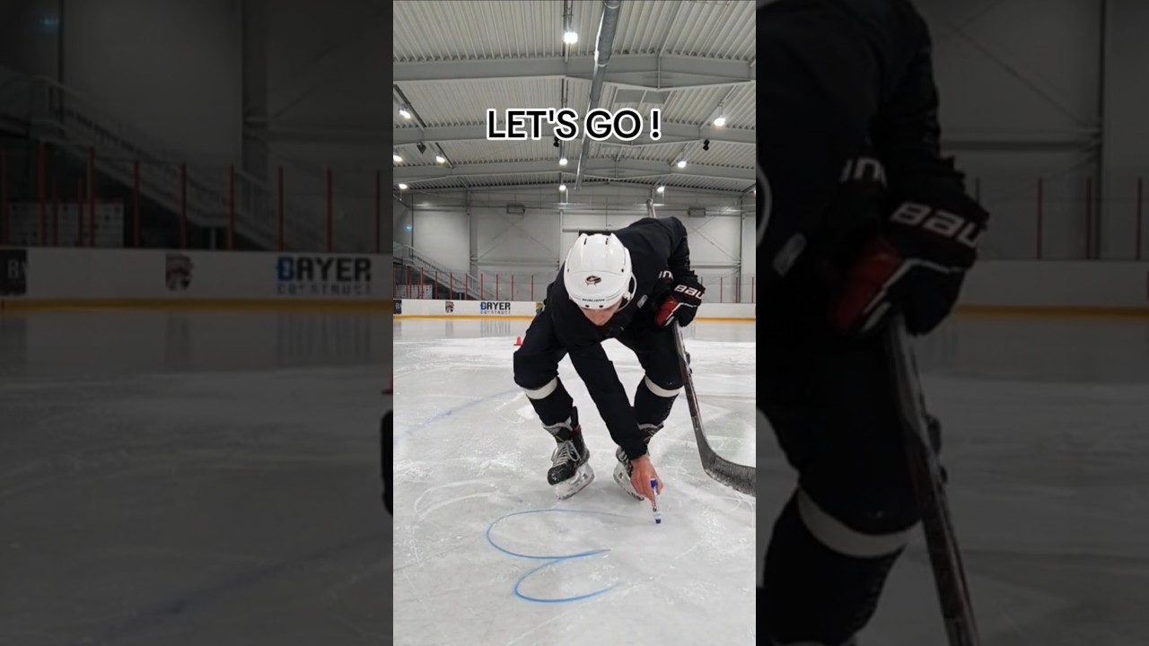 Top 3 Skating Drills you can try on small space ! #hockey #nhl #skating #icehockey