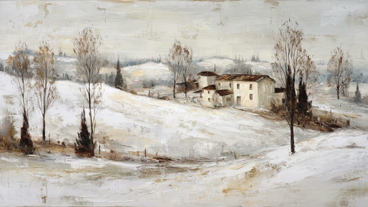 Vintage Winter Frame TV Art ❄️ Cozy & Timeless Winter Decor (4K Ambient Art) | Art For Your TV