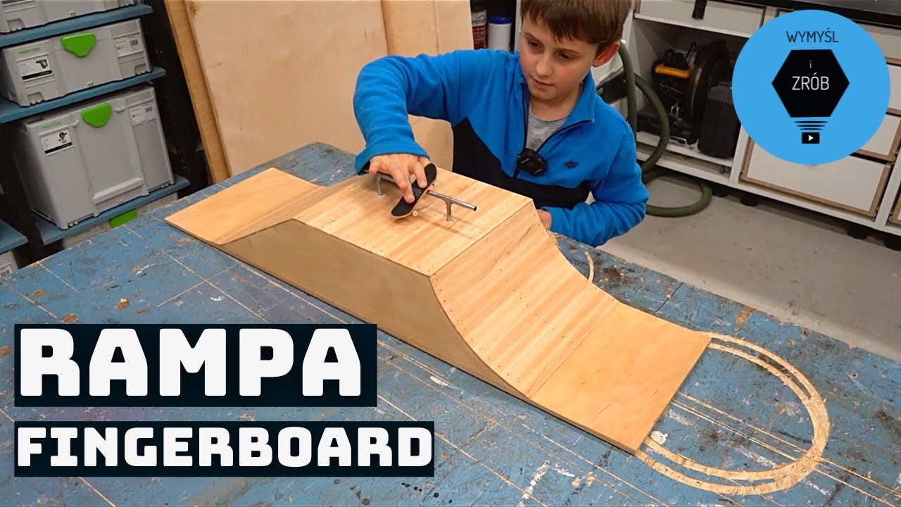 Jak zrobić rampę fingerboard - mini skatepark