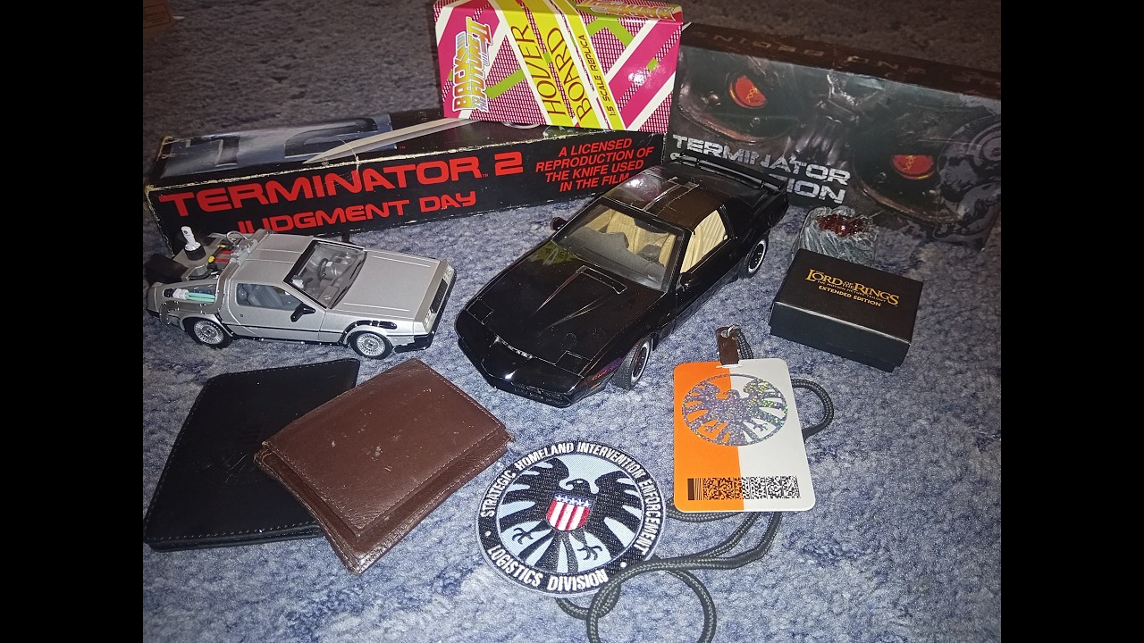 Pop culture collectables from movies and TV