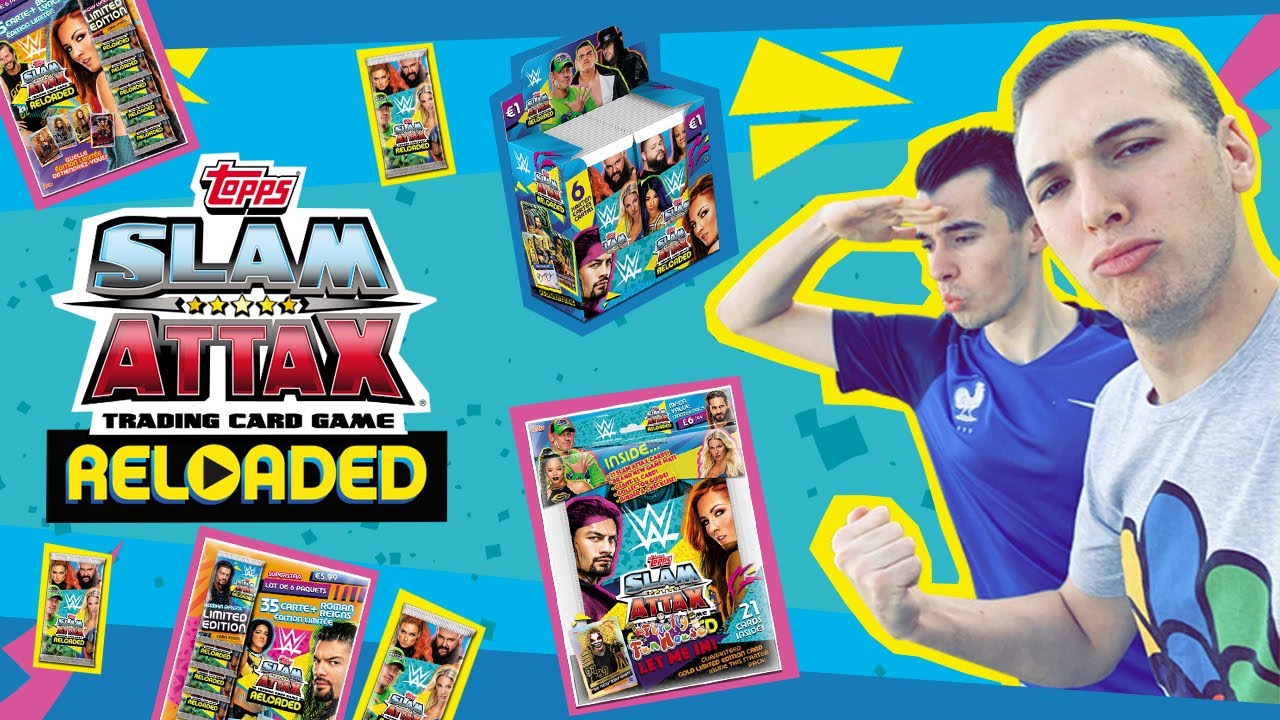 À LA RECHERCHE DES CARTES SLAM ATTAX ! (UNBOXING)