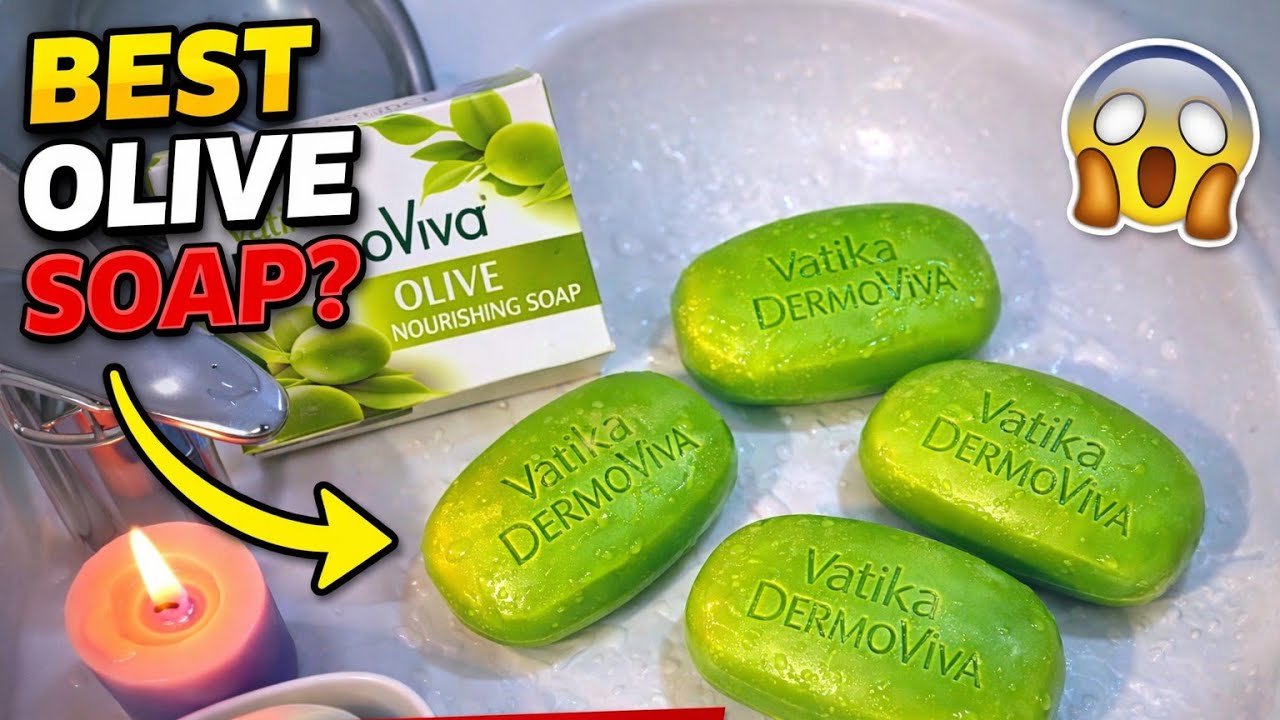 “Best Olive Soap Ever? 😱 Honest Review | Vatika DermoViva Olive Soap ASMR”