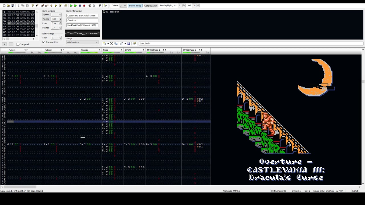 Overture - Castlevania III: Dracula's Curse [CV3 MMC5 Project]