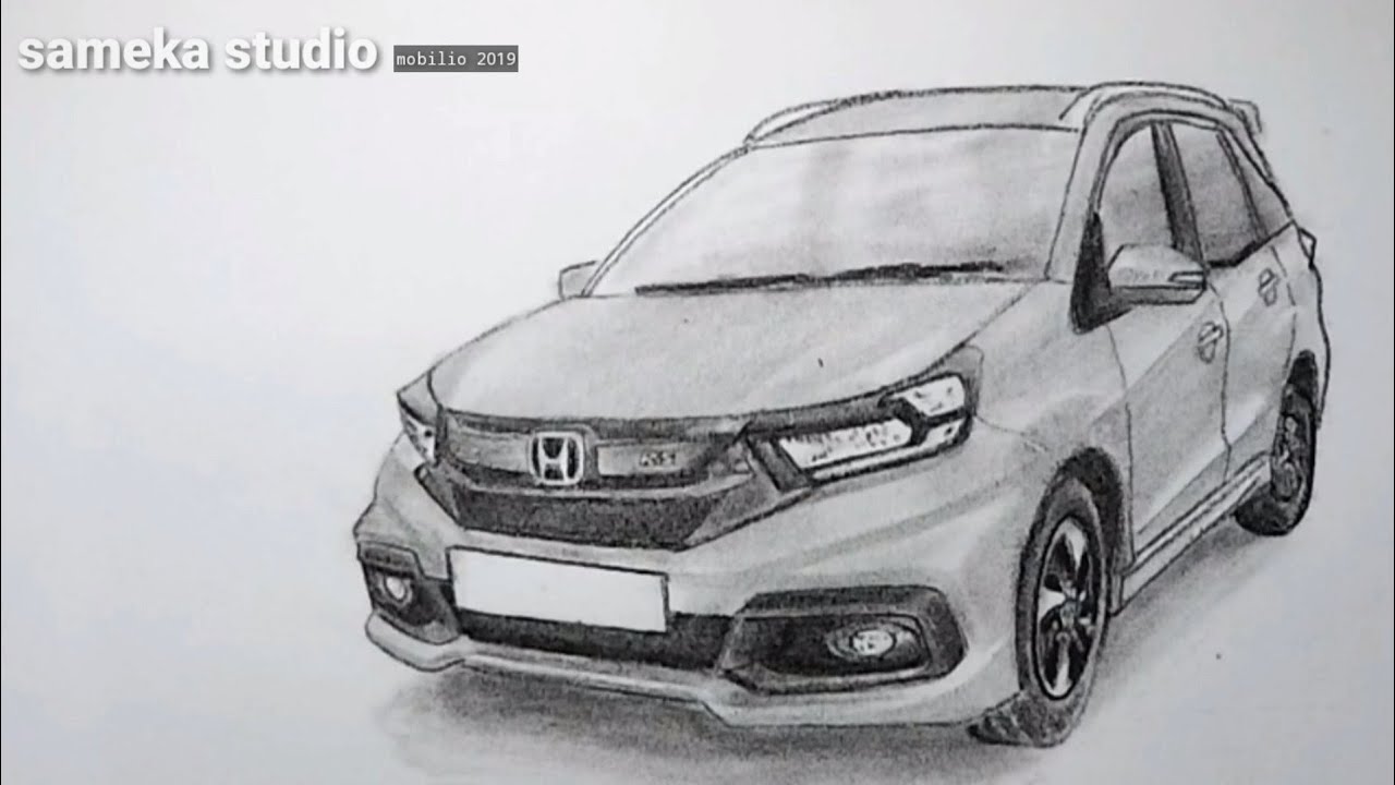 Menggambar HONDA MOBILIO 2019