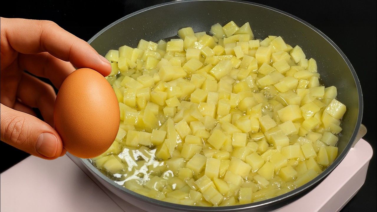 Ich koche jedes Wochenende auf diese Weise Kartoffeln und Ei!