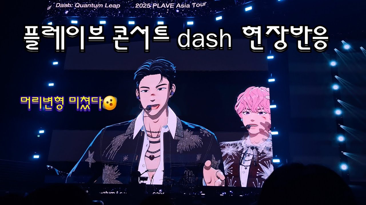 (플레이브 콘서트 첫콘)250815 dash무대 + 토크 현장직캠 🚨소음+현장반응 적나라함 주의 ⚠️ 2025 plave asia tour dash: quantum leap