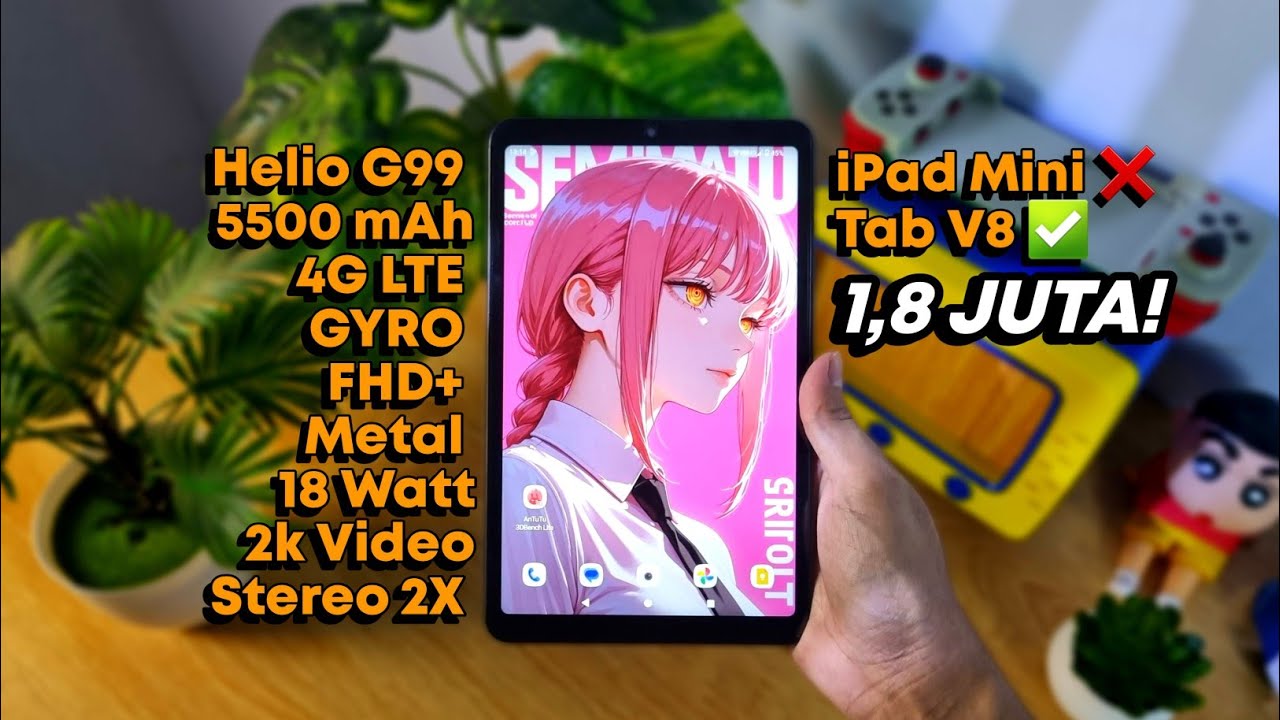 TABLET GAMING NGEBUT DENGAN HELIO G99 - UNBOXING ADVAN TAB V8