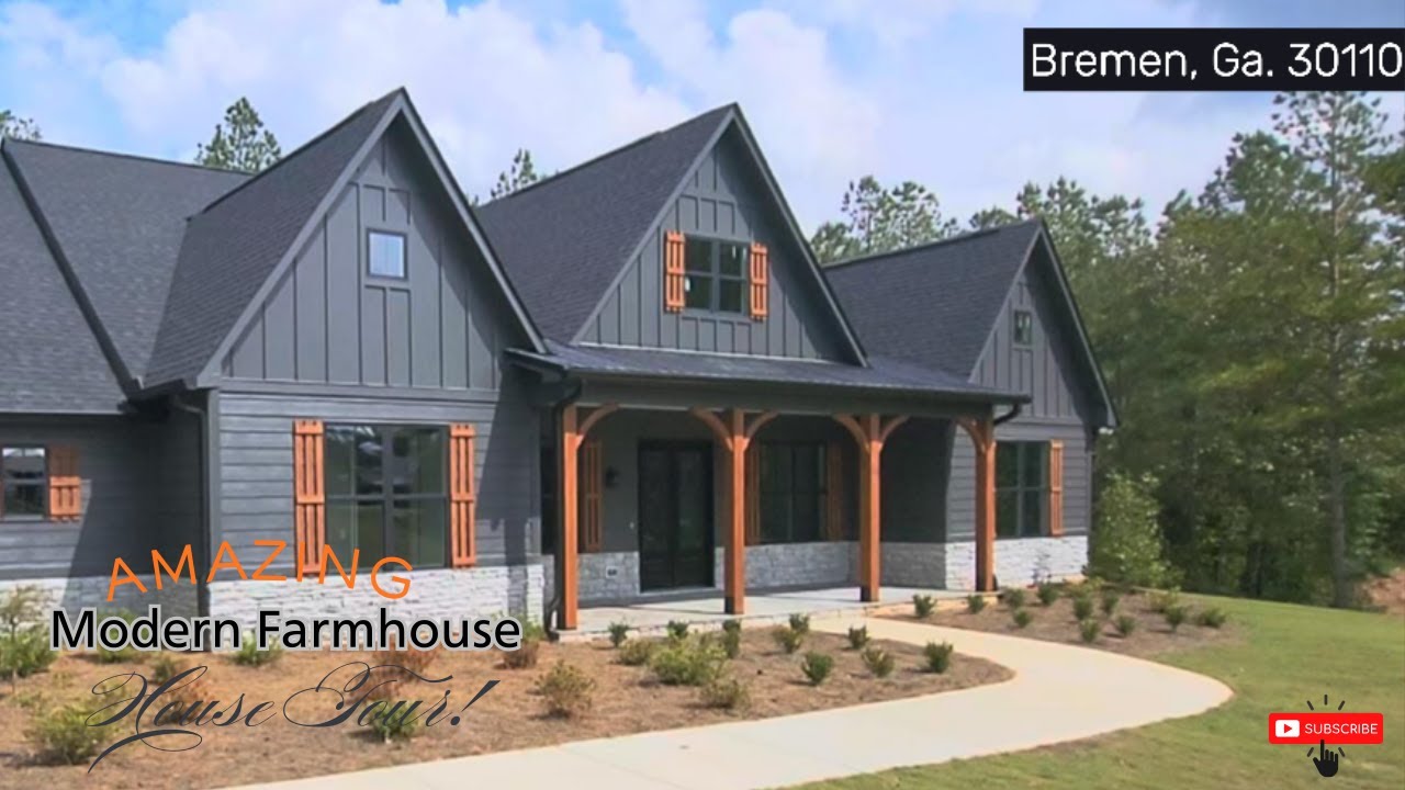 HOUSE TOUR| Atlanta House For Sale| Bremen, Ga| Modern Farmhouse