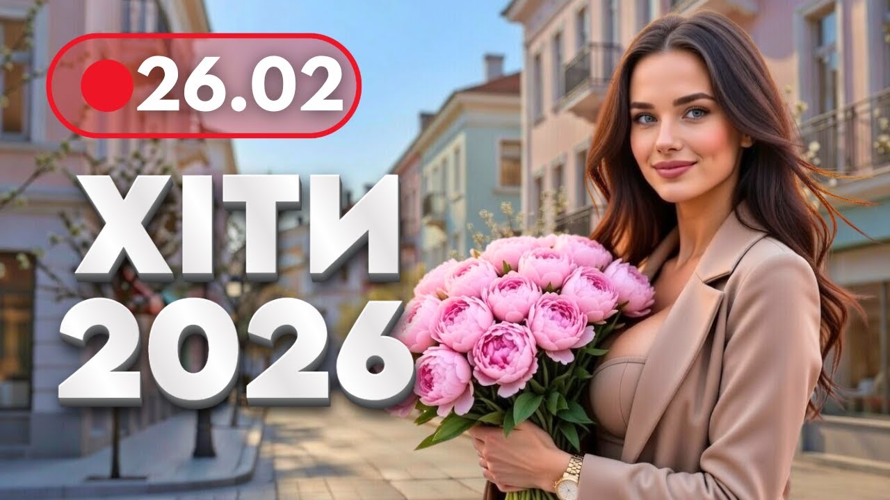 Хіти 2026 🔥 26  лютого - Нові українські  пісні | Музика для гарного настрою|Свіжі хіти