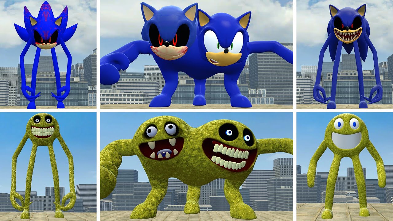 SURVIVING INNYUME SMILEY'S STYLIZED NEXTBOT VS NEW OTHER SONIC SMILEY'S MONSTERS | Garry's Mod