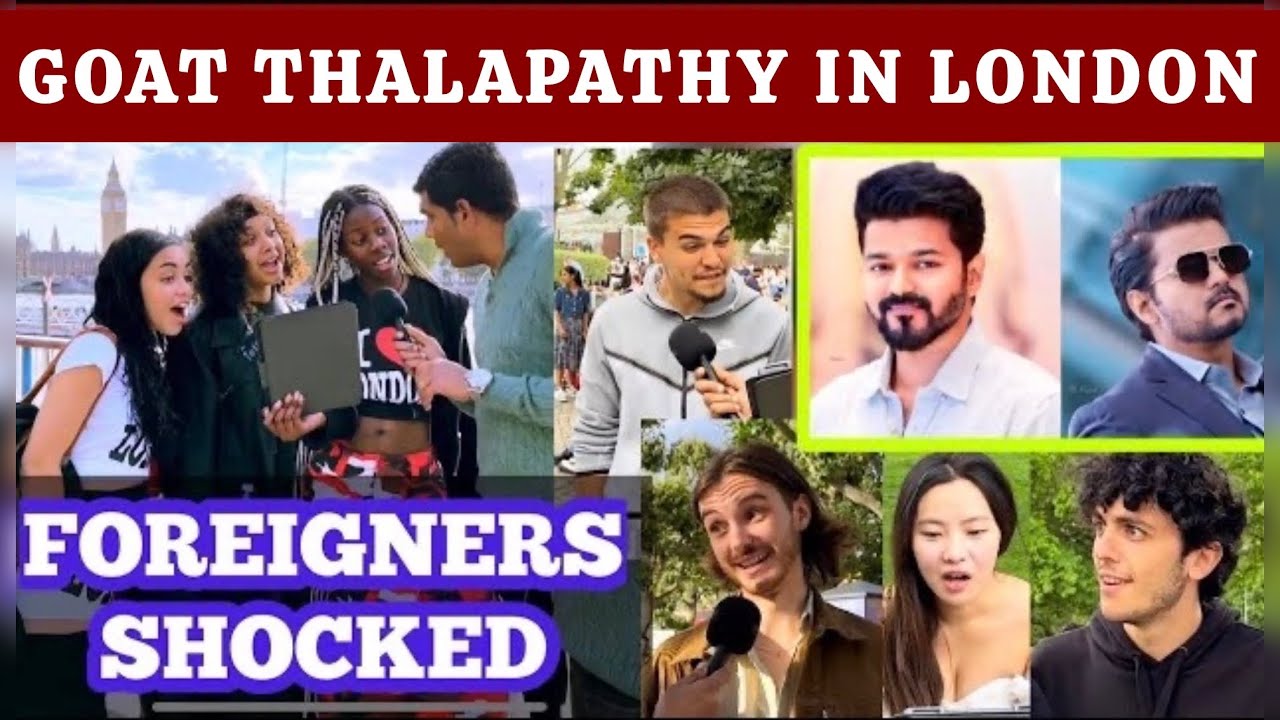GOAT | London people guessing Thalapathy’s age | Thalapathy Vijay | VENKAT PRABHU | AJS.