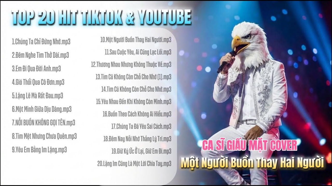 💔 Top Hit Ca Sĩ Giấu Mặt YouTube & TikTok 2026 | Một Mình Anh Giữa Thế Giới Không Có Em