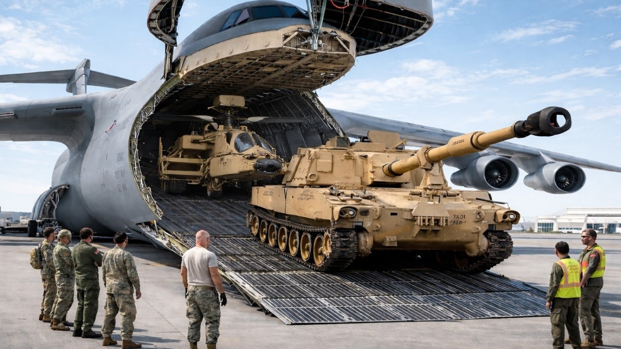 Иран в состоянии повышенной готовности! Американский самолет C-5 Galaxy доставил на Ближний Восток