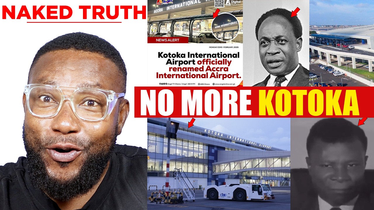 🚨BREAKING: Kotoka International Airport Renamed to Accra International Airport 🇬🇭✈️