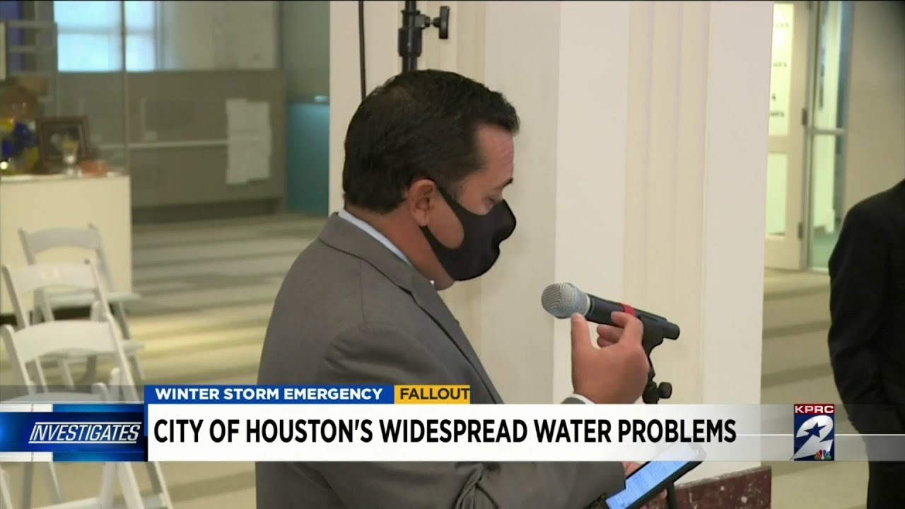City of Houston's widespread water problem