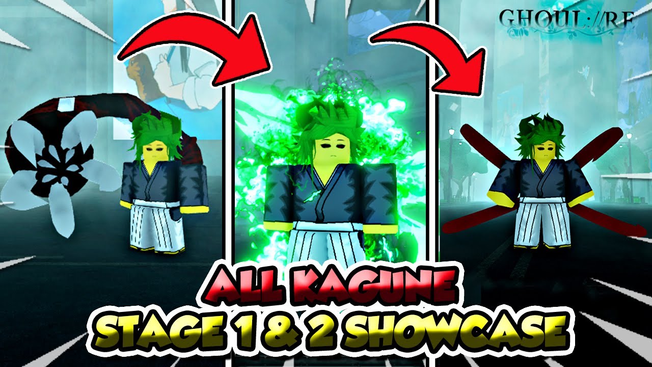 GHOUL://RE All Kagune Stage 1 и 2 (Канеки V2, Норо, Тоука и др.) + Полная демонстрация!!