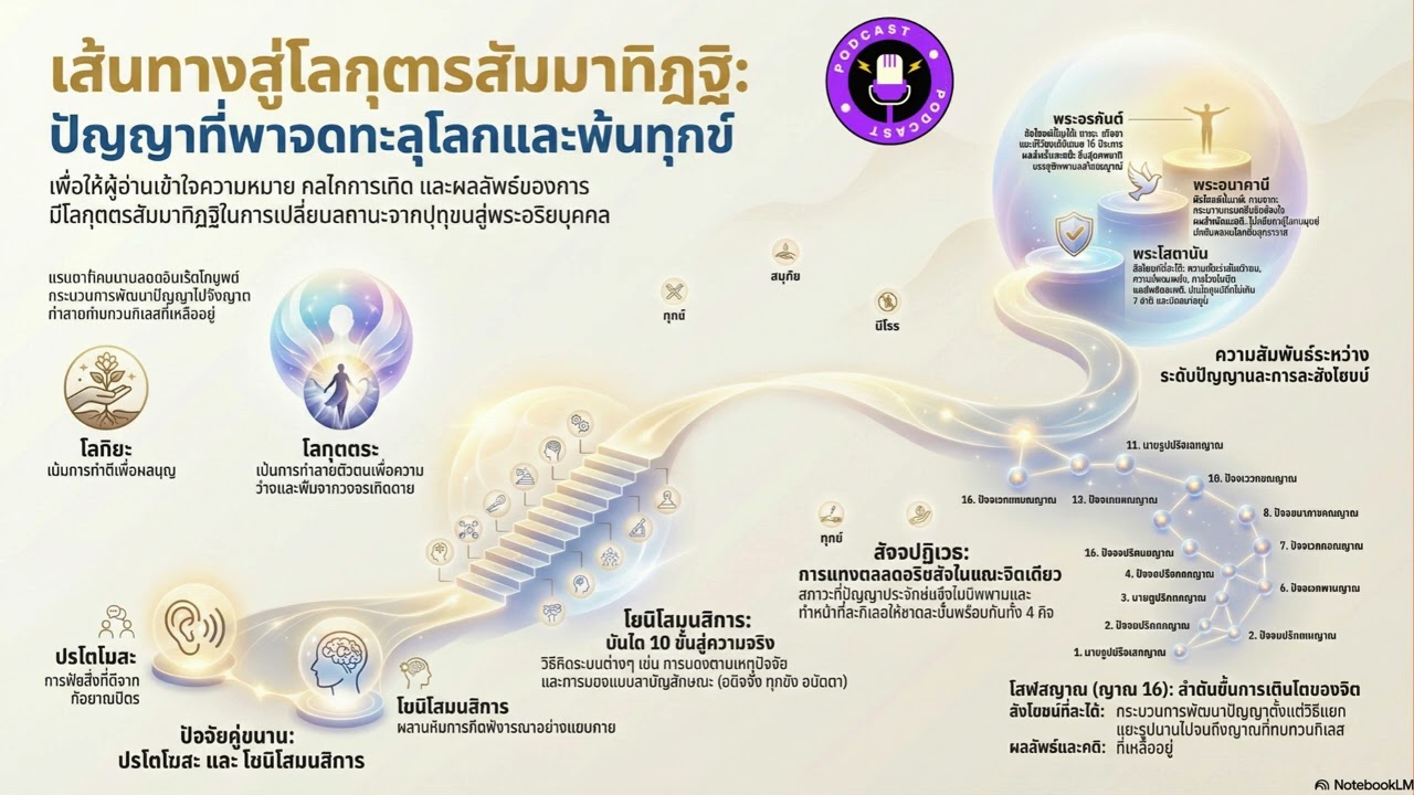 โลกุตตรสัมมาทิฏฐิ เข็มทิศเหนือโลก สู่อิสรภาพที่แท้จริง