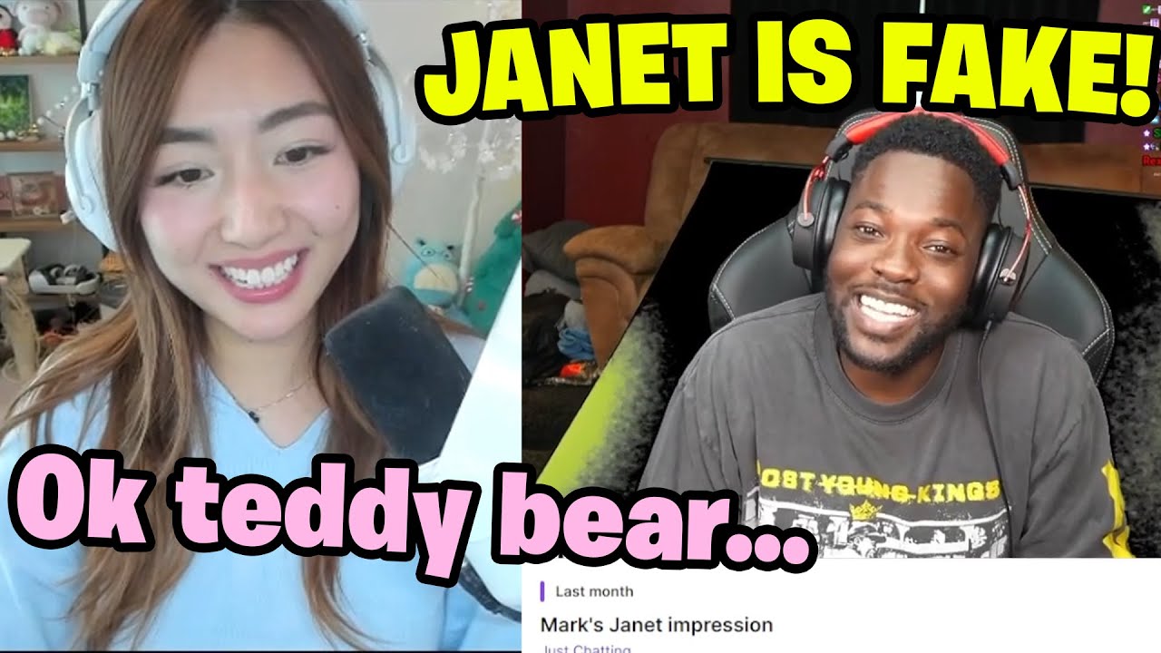 Janet Reacts to RDC Mark Impersonating her and the Boys Arguing (Ludwig, RDC Mark, Berleezy)