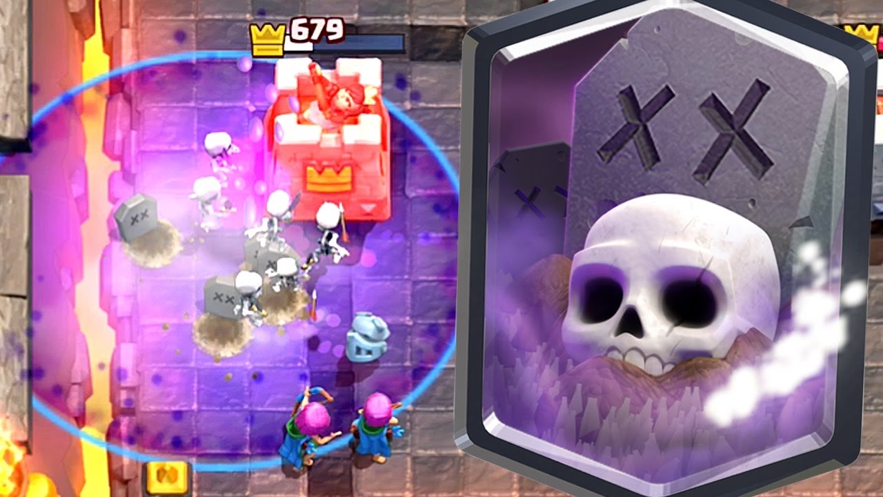 Clash Royale - Golem & Graveyard = DOMINATION.