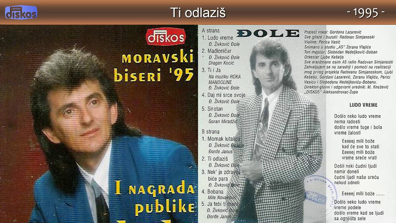 Djordje Zivkovic Djole - Ti odlazis - (Audio 1995)