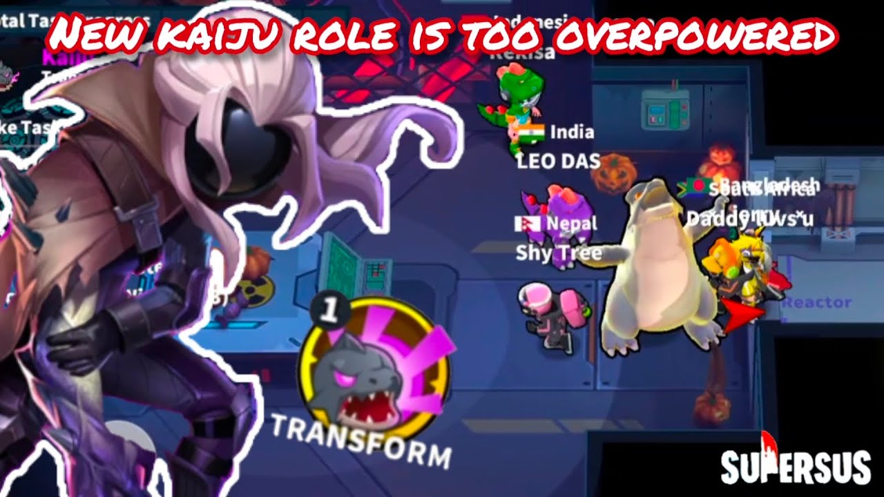 The New KAIJU Role Is UNSTOPPABLE In Super Sus!! | Insane Kaiju Gameplays