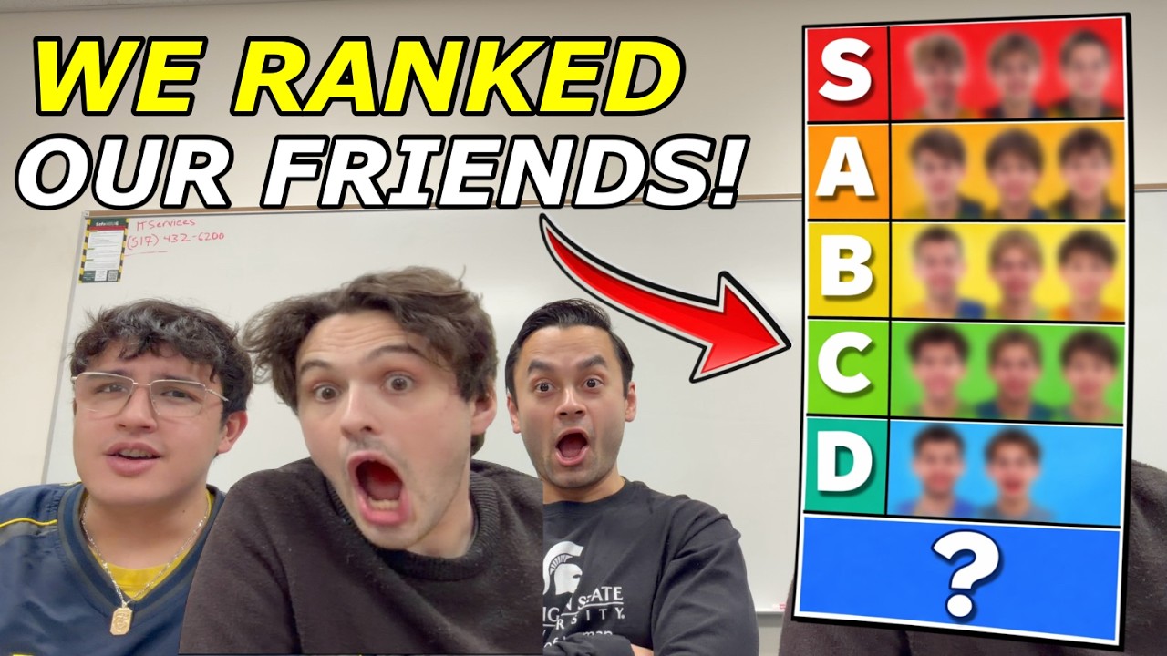 THIS TIER LIST MIGHT END FRIENDSHIPS...