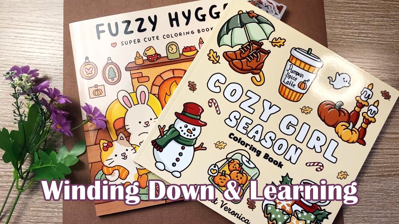 🌸 COZY SPRING 🌸 Colouring Page 🖌 #cozycoloring #relaxing #relaxingcoloring #fuzzyhygge #ohuhumarkers