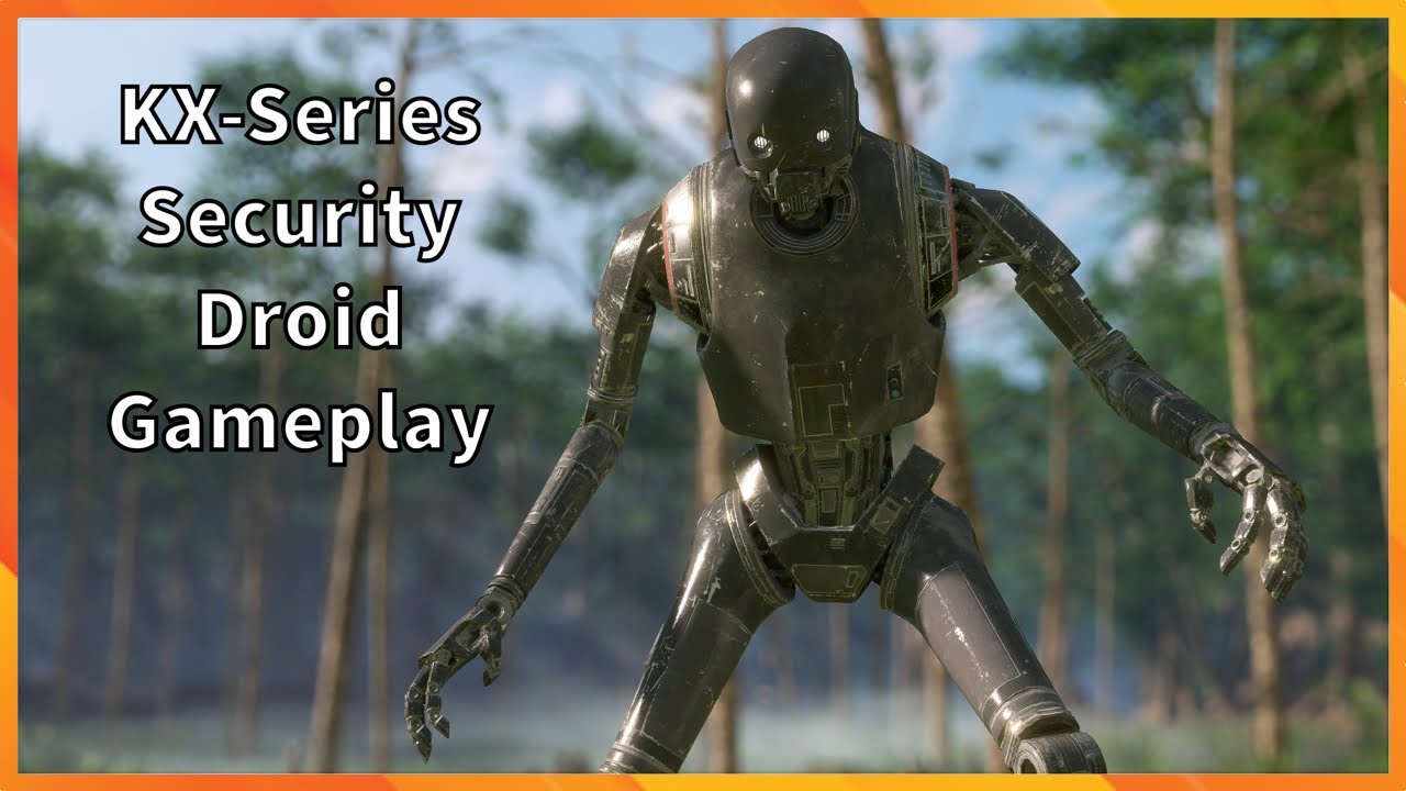 KX-Series Security Droid Gameplay Star Wars Battlefront 2