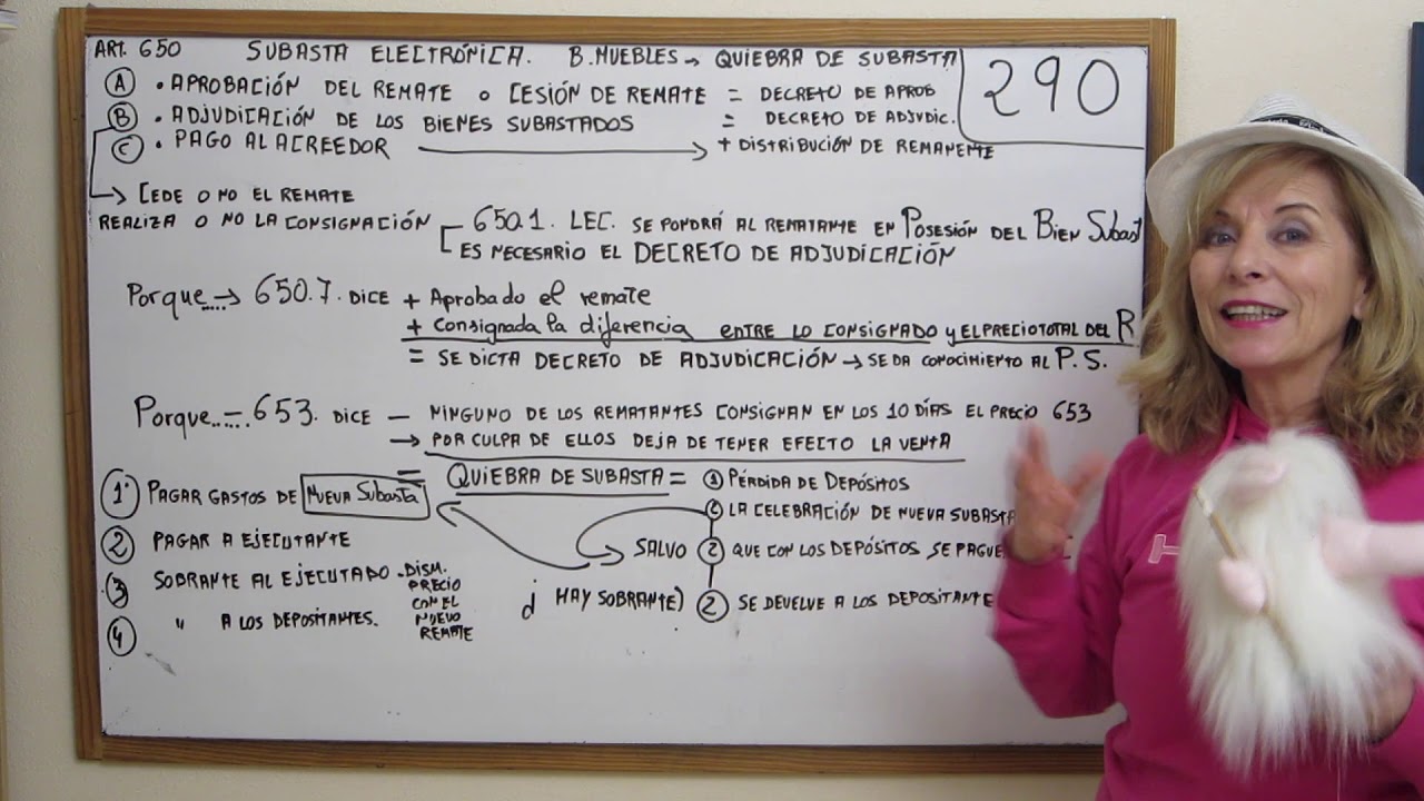 290.-QUIEBRA DE SUBASTA