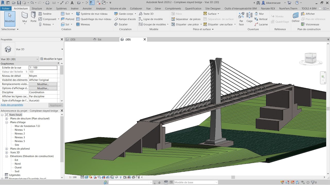 Bridge Information modeling Session Complexe Stayed Bridge Modeling In Revit