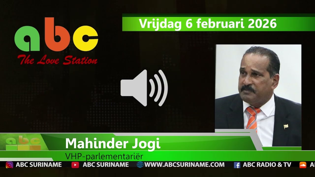Jogi: VHP fractie wegglopen omdat Somohardjo geen zinvolle bijdrages levert - ABC