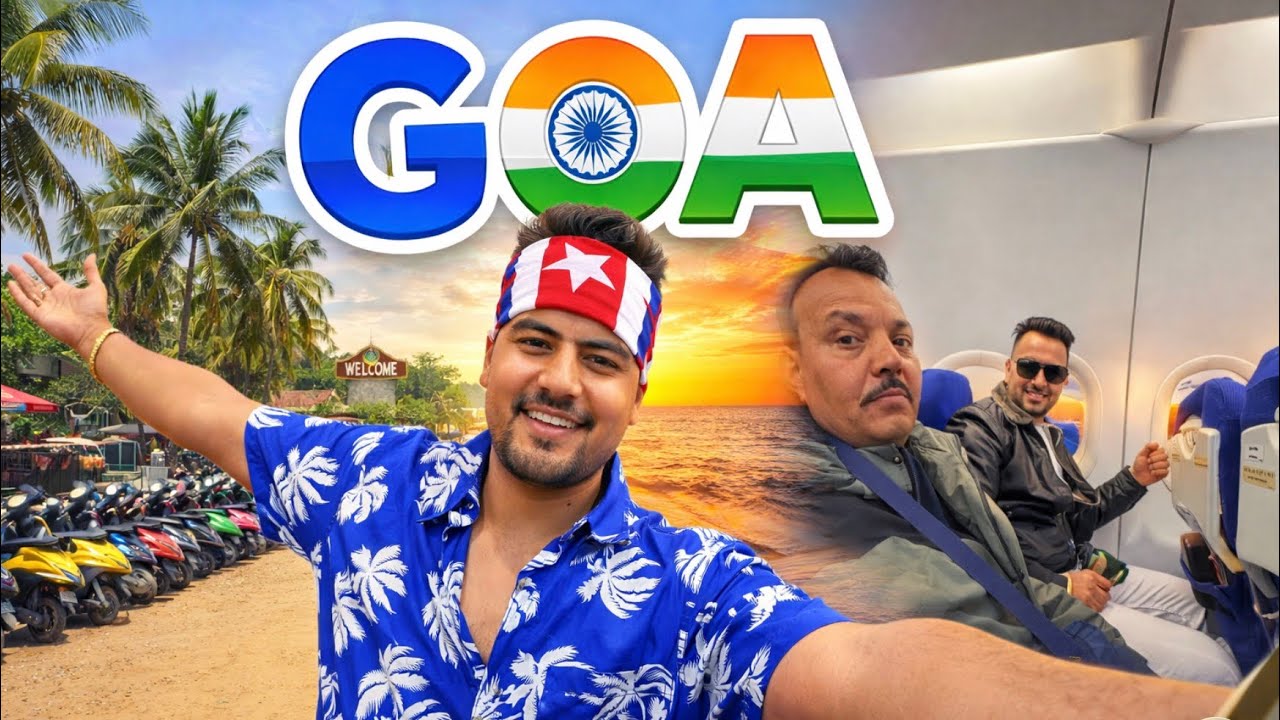 Family trip to Goa 🌴✈️|| hamari pehli trip by flight ✈️ 