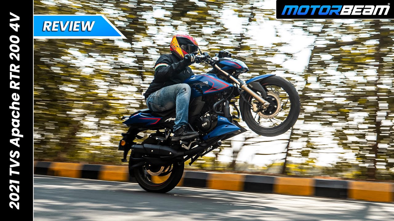 2021 TVS Apache RTR 200 4V - Most Advanced 200cc Motorcycle? | MotorBeam