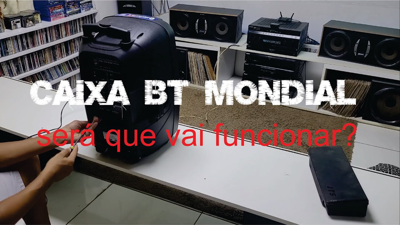 caixa bluetooth mondial