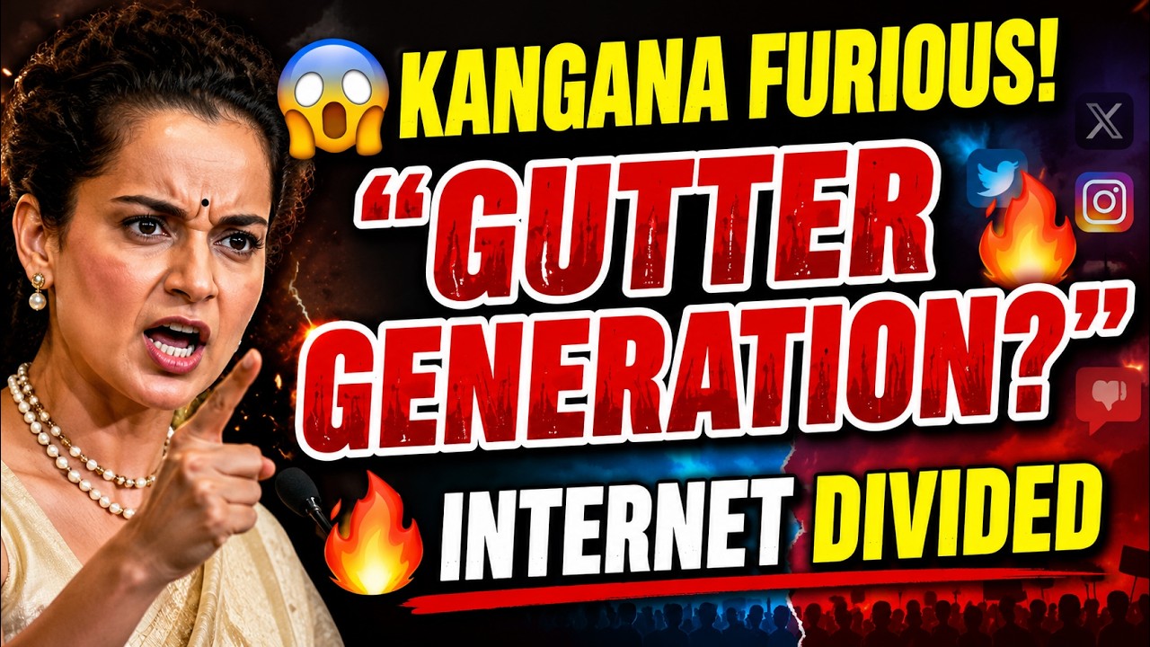 Kangana Ranaut vs Gen Z Controversy 🔥 | 'Gutter Generation' Remark Explained | Bollywood News Hindi