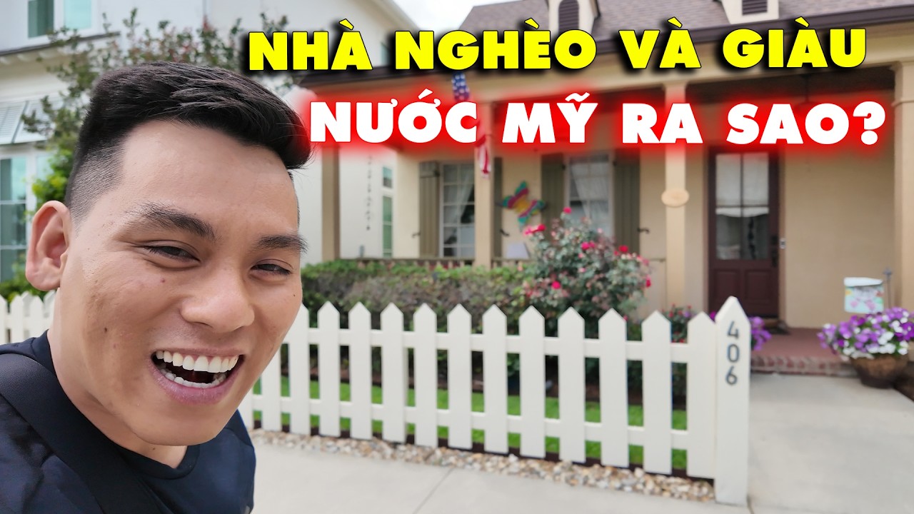 Người Nghèo và Người Giàu ở MỸ xây nhà như thế nào? Đột nhập khu nhà giàu ở nông thôn nước MỸ