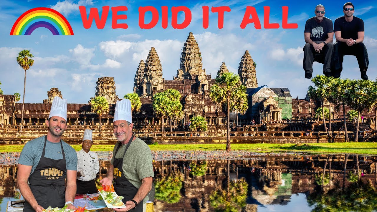 Gay AgeGap Couple Adventures In Cambodia #travel #lgbt #goldentemple