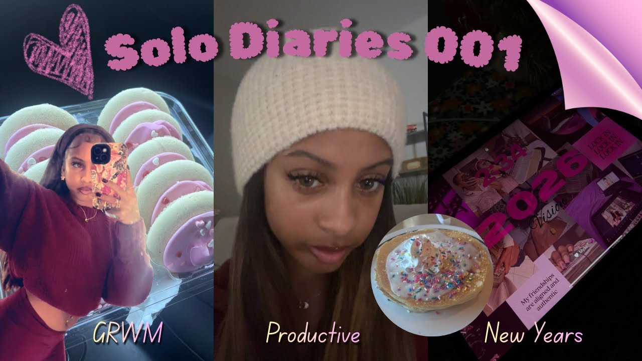 Solo Diaries 001 💞 | getting my life back tg, grwms, back to school, work, productive, car rides,etc