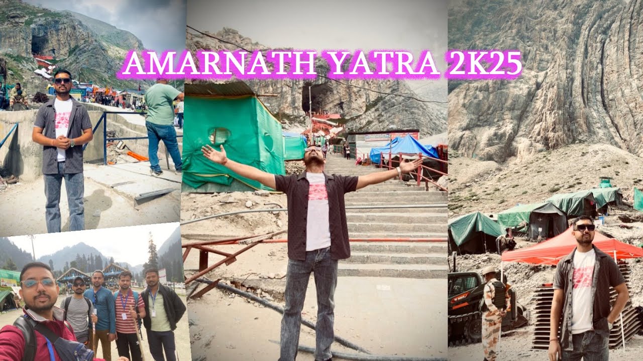 Amarnath Yatra 2k25 | Amarnath Dham Darshan | Amarnath Yatra Complete | Rohit Badgujar Vlog