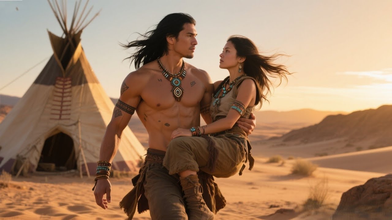 She lost consciousness, and the Apache picked her in his arms…and took her to his personal tipi!