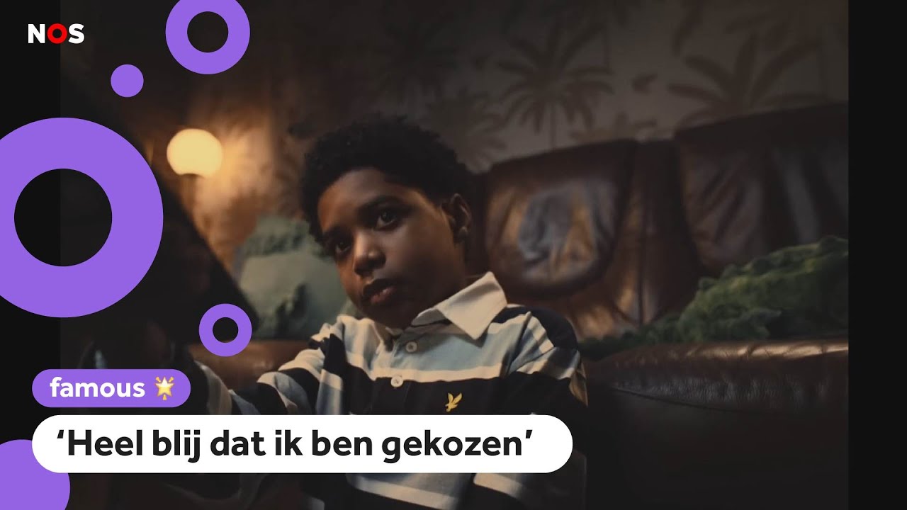 Olivier speelt in de songfestival-clip van Claude