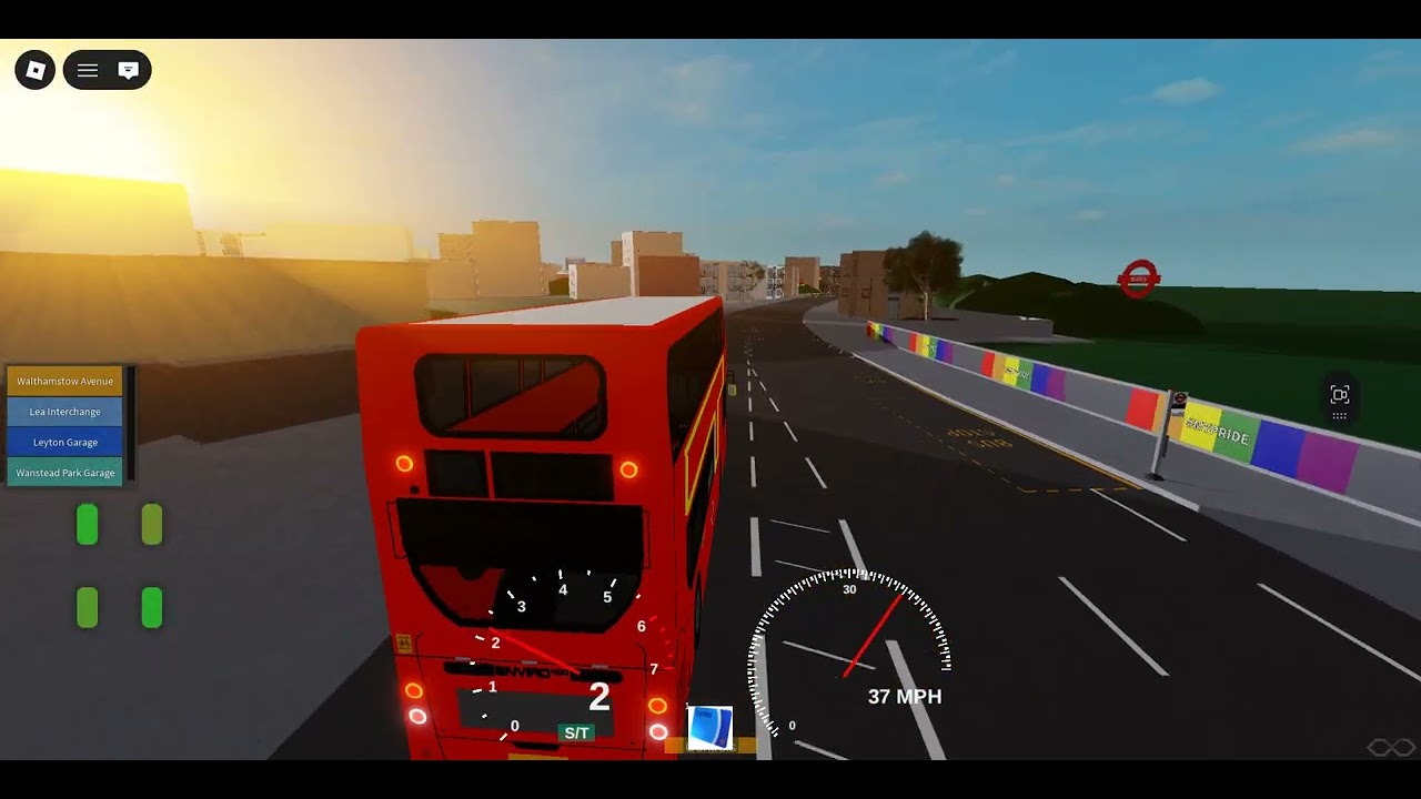 Roblox London & East (Old Version) Driving Enviro 400H BAE Stagecoach London Route 97 19/02/2026 2/2