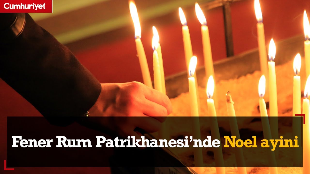 Fener Rum Patrikhanesi'nde Noel ayini