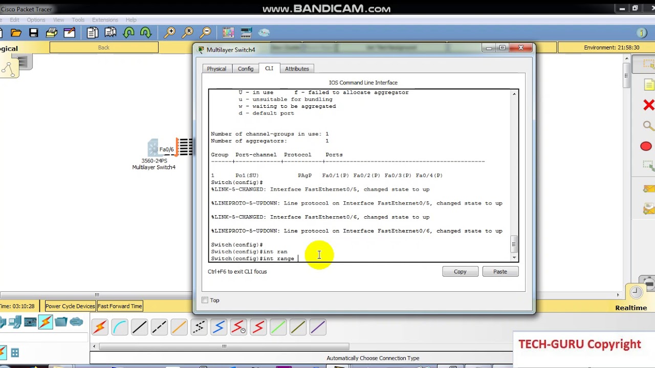 configuration of ether channel in cisco switches through #PAgP. #configurations #dhcpconfigurations