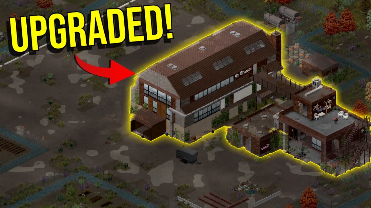 I Built the Ultimate Apocalypse Home Inside an Abandoned Warehouse! | Project Zomboid